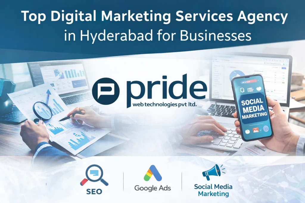 digital marketing agency Top Digital Marketing Services Agency in Hyderabad for Businesses From Pride Web Technologies